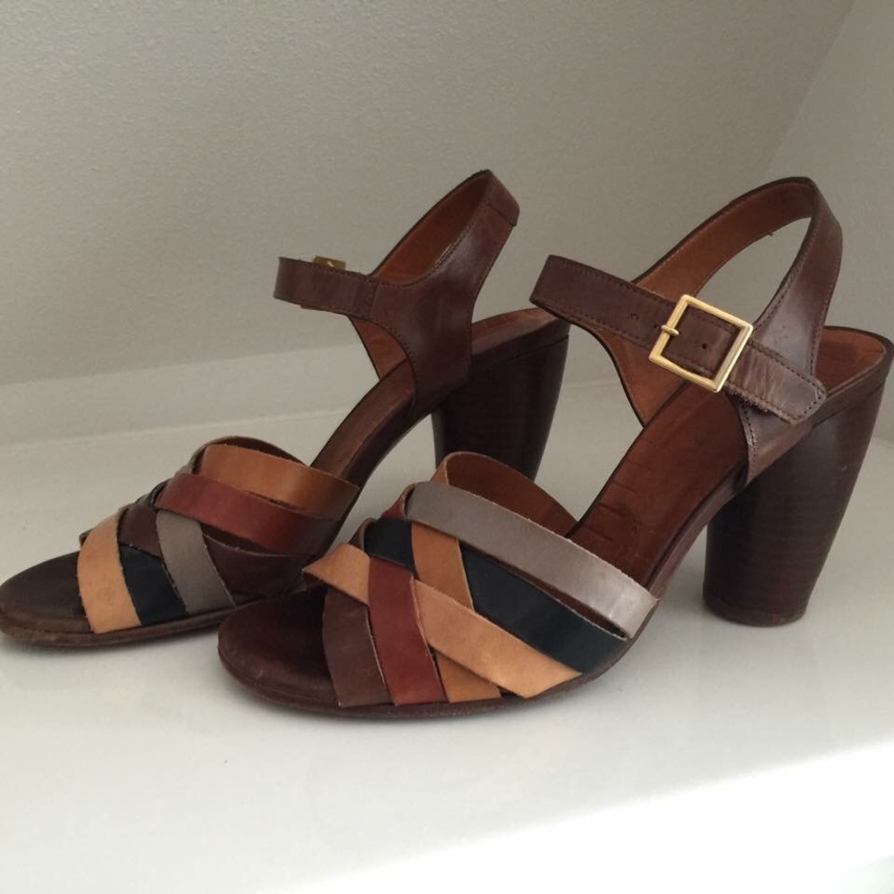 Elegant Multi-Color Strappy Sandals